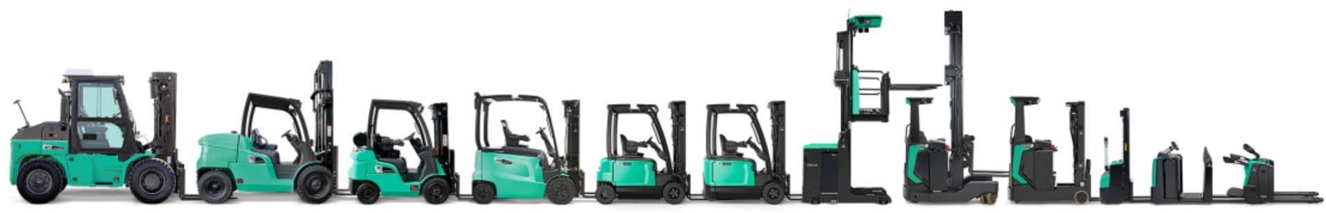 Alle Modelle von Mitsubishi Forklift Trucks