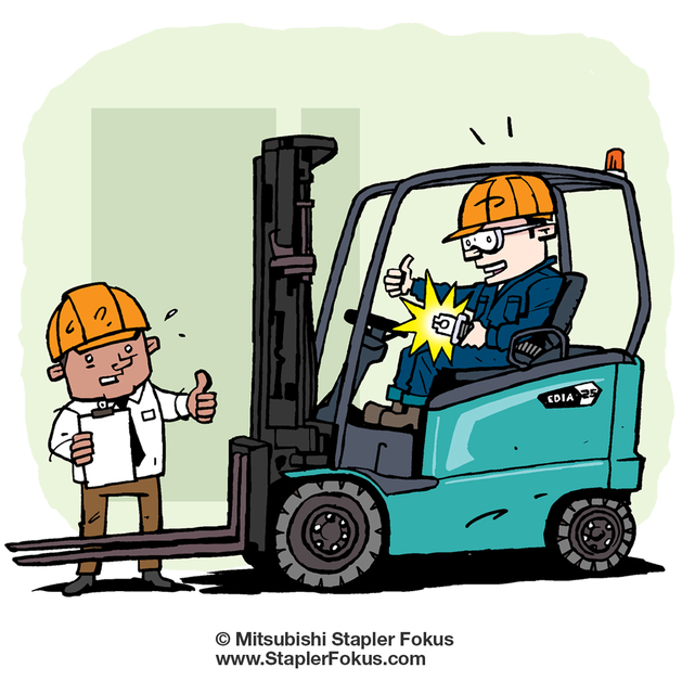Anschnallgurt Mitsubishi Gabelstapler