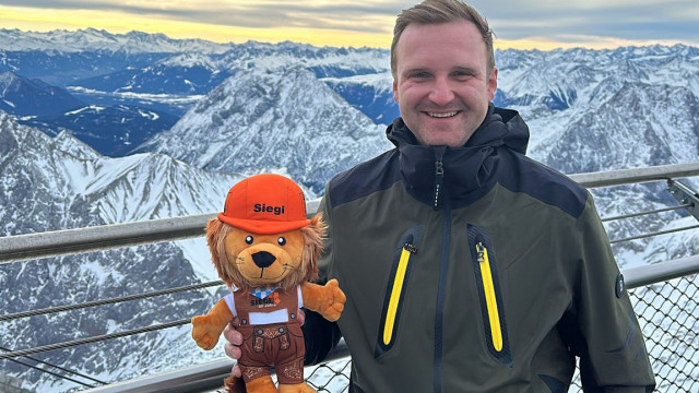 Siegi auf der Zugspitze